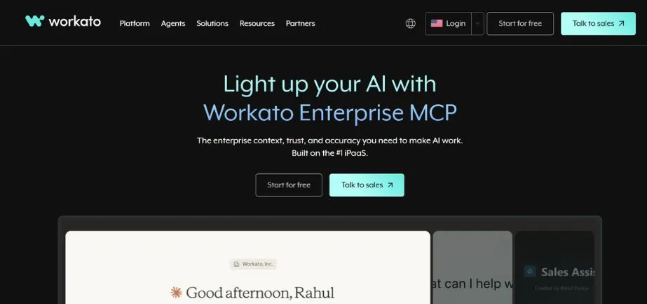 Workato - Business Process Automation Tools