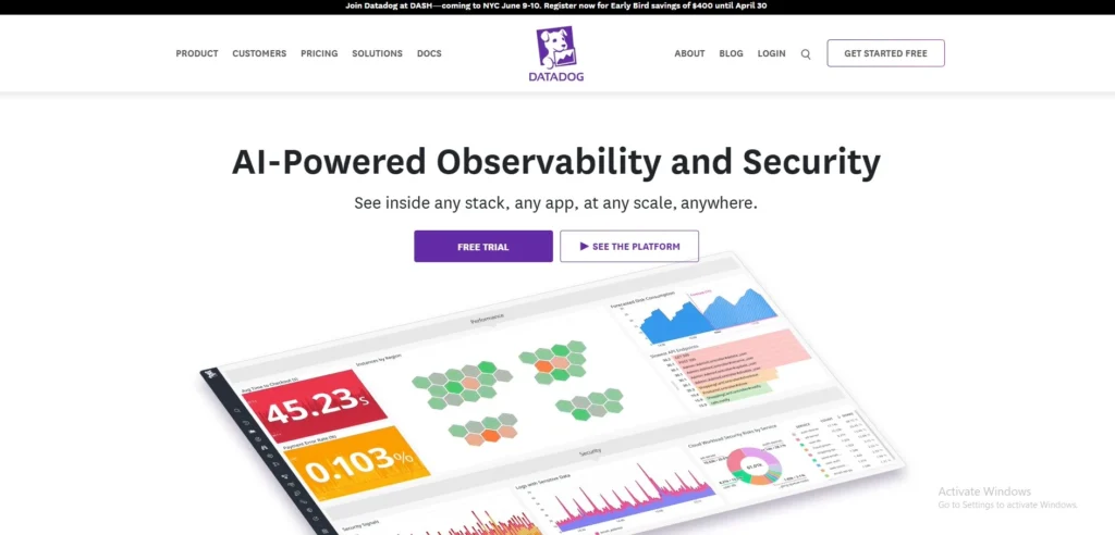  server monitoring software -Datadog