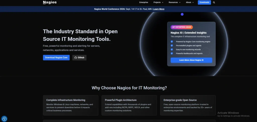 server monitoring software -Nagios