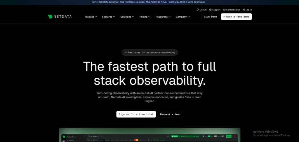  server monitoring software - Netdata