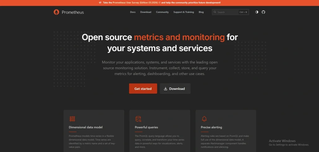  server monitoring software - Prometheus